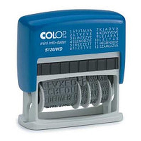 Colop S 120/WD dátumos szóbélyegző BL Colop S 120/WD dátumos szóbélyegző BL