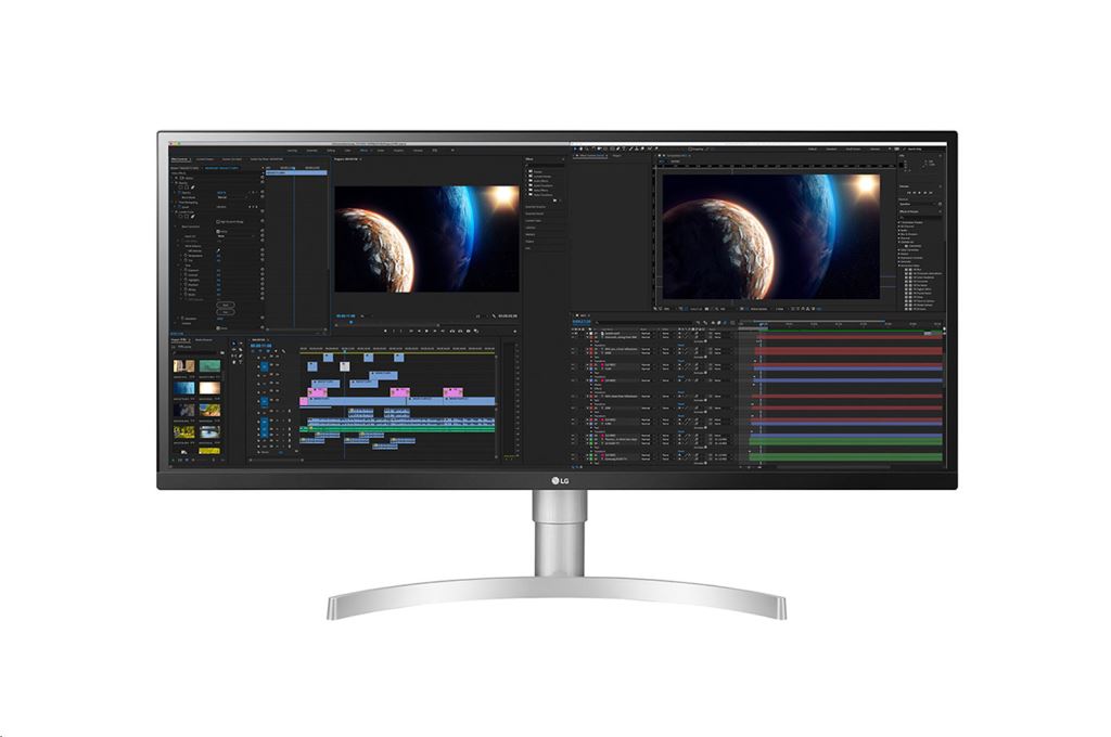 34" LG 34WL850-W LED monitor fehér