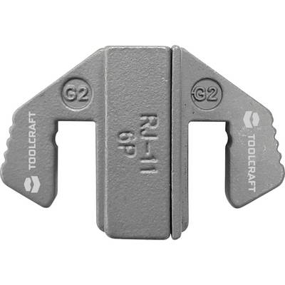 TOOLCRAFT Krimpelő betét, Rj11/Rj12/6P6C csatlakozóhoz TOOLCRAFT Krimpelő betét, Rj11/Rj12/6P6C csatlakozóhoz