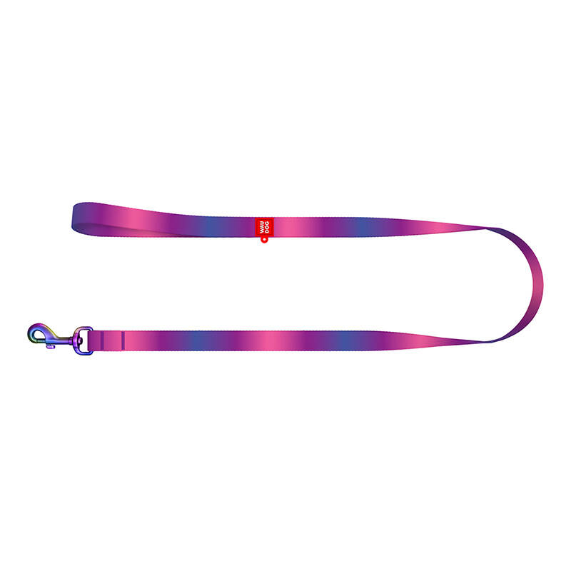 WAUDOG gradient nylon dog leash, 20mm wide, 122cm long, purple WAUDOG gradient nylon dog leash, 20mm wide, 122cm long, purple