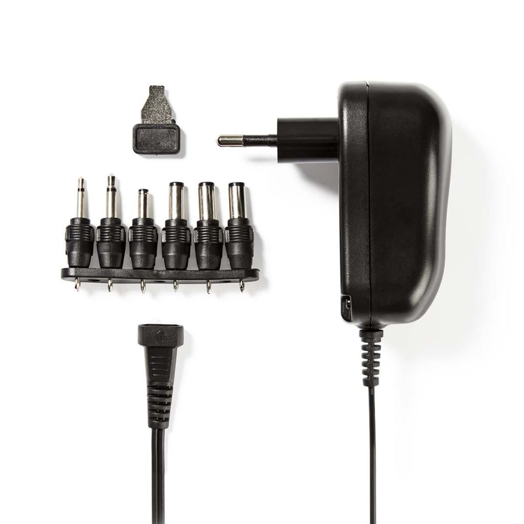 Nedis Univerzális hálózati adapter 3/4.5/5/6/7.5/9/12VDC 1.0A (ACPA001) Nedis Univerzális hálózati adapter 3/4.5/5/6/7.5/9/12VDC 1.0A (ACPA001)