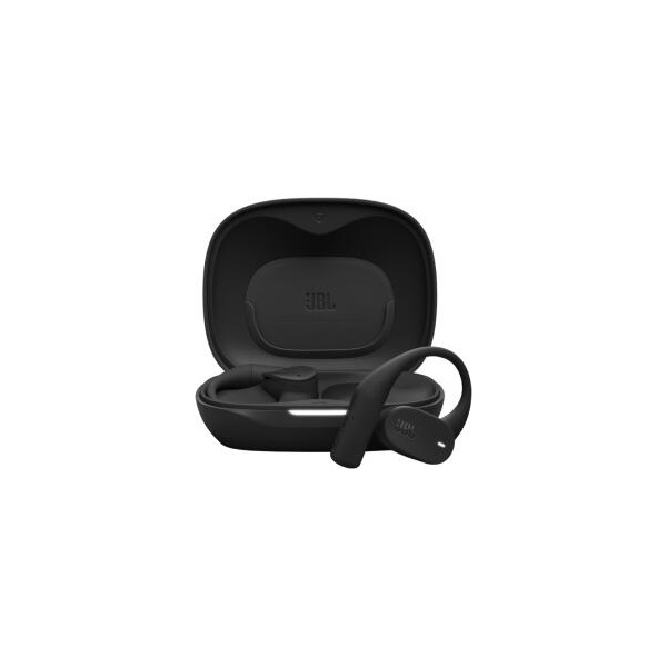 JBL SENSE LITE BLK , True Wireless Open IP54, fülhallgató, fekete, 4 mikrofon, 32 óra lejátszási idő, por / vízálló