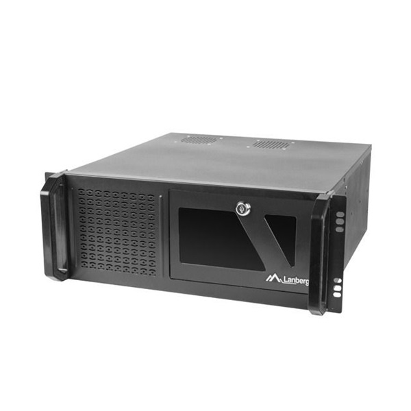 Lanberg SC01-4504-08B 19" 4U SZÉL:430 MÉLY:450mm MAG:177 táp nélküli rack szerver ház Lanberg SC01-4504-08B 19" 4U SZÉL:430 MÉLY:450mm MAG:177 táp nélküli rack szerver ház