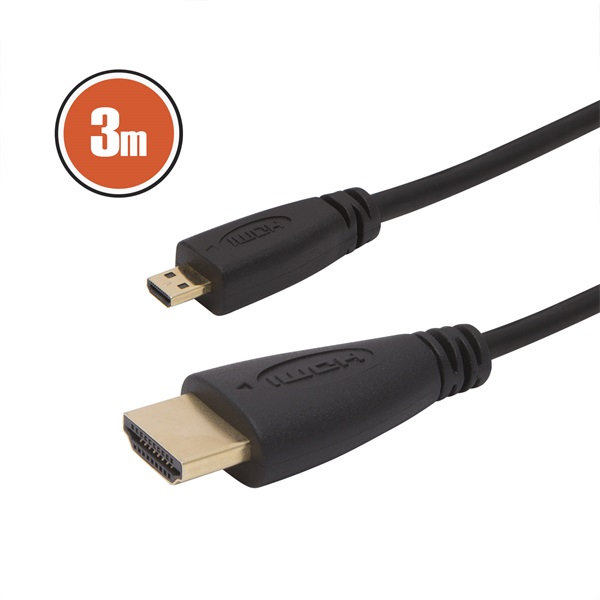 PRC Delight HDMI-HDMI micro kábel 3m OEM (20425)