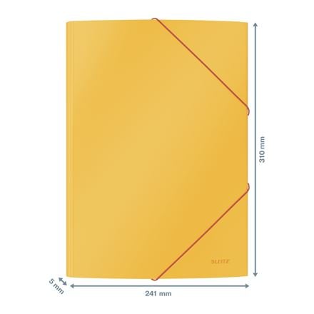 Leitz Cosy Soft Touch karton gumis mappa meleg sárga (30020019)