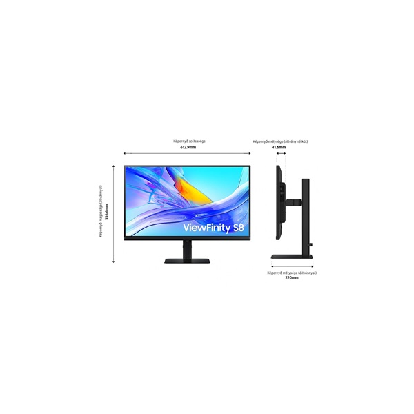 SAMSUNG B2B 27" S80UD  IPS monitor