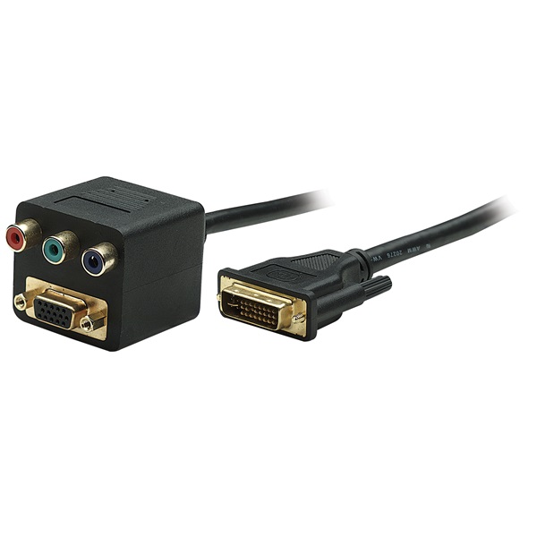 ICINTRACOM MANHATTAN Kábel video splitter DVI-VGA+RGB (307871)