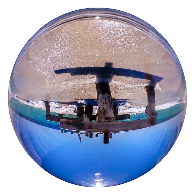 Rollei Lensball Optikai Üveggömb 110 mm, mobilos és normál fotózáshoz