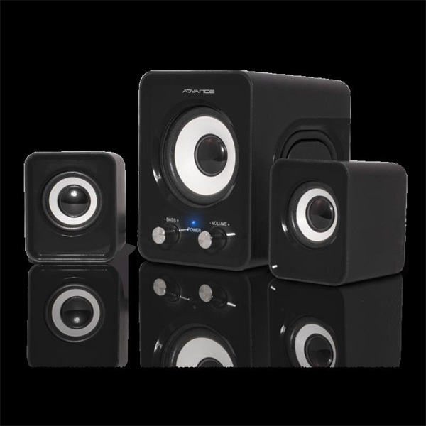 Advance SOUNDPHONICS 6W RMS  2.1, 3,5 mm Jack fekete Hangszóró 