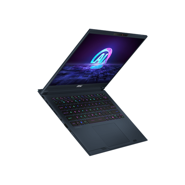 MSI  Stealth 14 AI Studio A1VFG-095 14" QHD+ OLED Ultra 7 155H 32GB 1TB RTX 4060 Win11H Gaming Notebook Kék