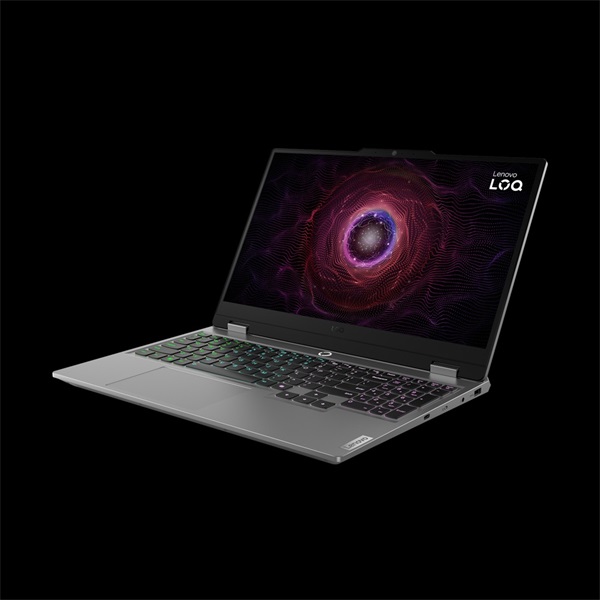 LENOVO LOQ Gaming 15AHP9, 15.6" FHD AMD Ryzen 5-8645HS 16GB 512GB SSD NV RTX 3050 6GB Notebook Szürke