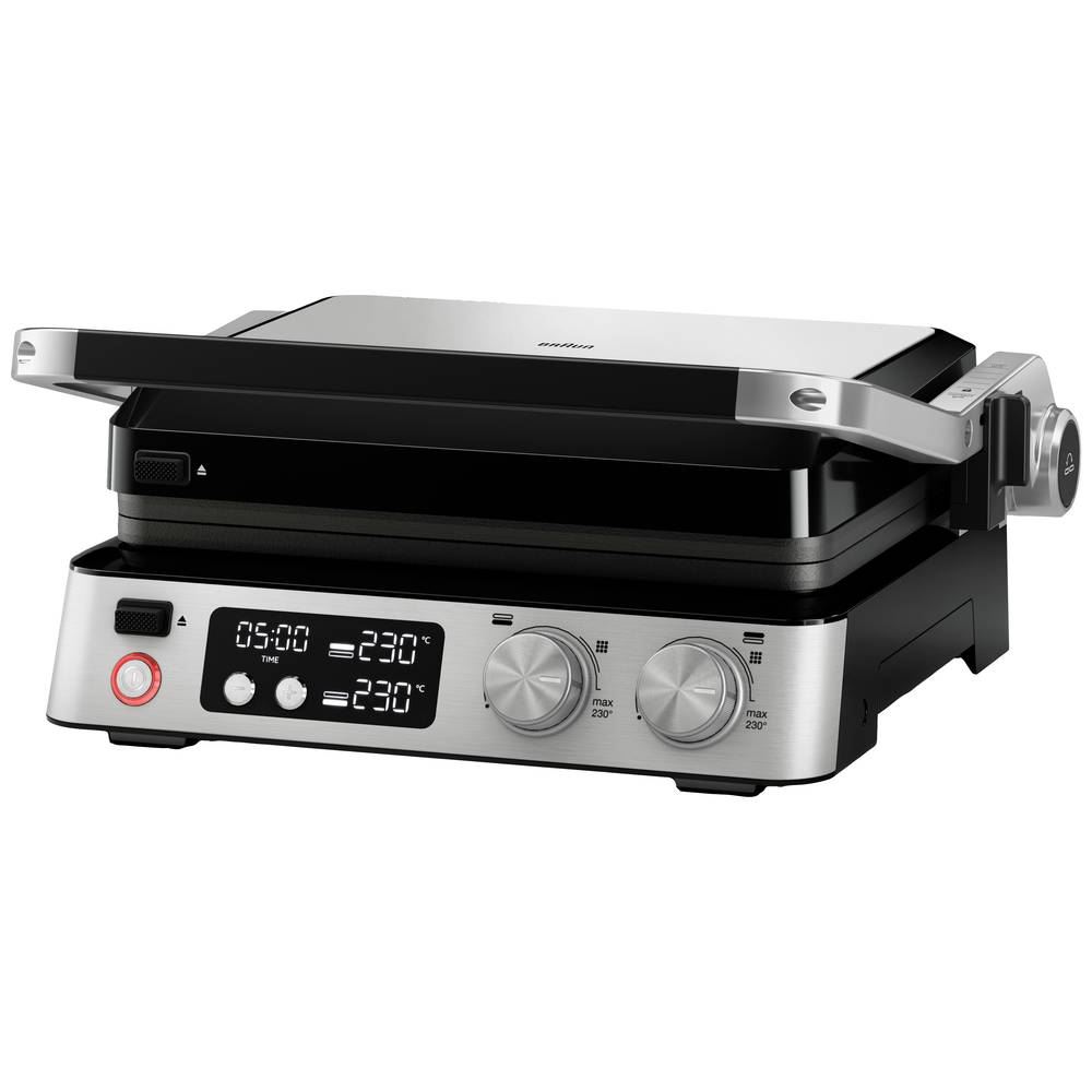 Braun Kontakt grill Asztali Időzítő funkció Összehajtható Kijelzővel hordozható Fekete Braun Kontakt grill Asztali Időzítő funkció Összehajtható Kijelzővel hordozható Fekete