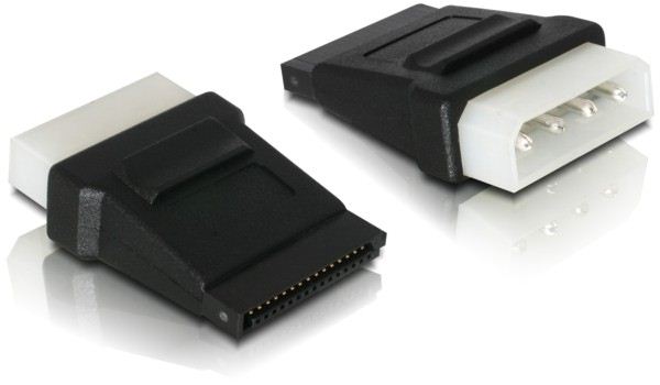Delock DL82325 SATA HDD táp -> molex male Delock DL82325 SATA HDD táp -> molex male
