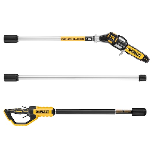 DEWALT 18V XR 20cm  1×5Ah  Magassági ágvágó akkumulátorral és töltővel
