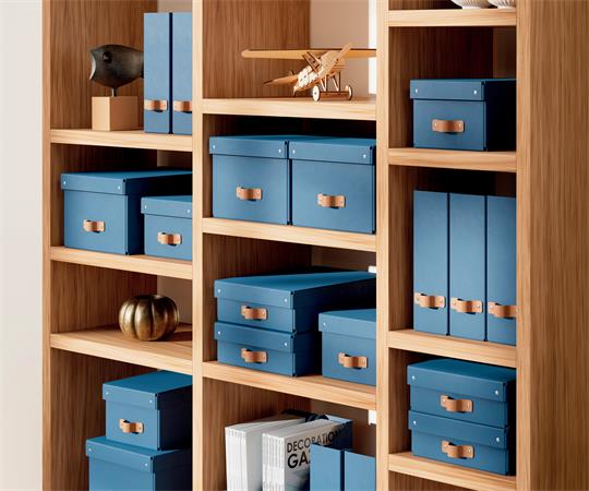 LEITZ  Puro karton 100 mm Iratpapucs Óceánkék