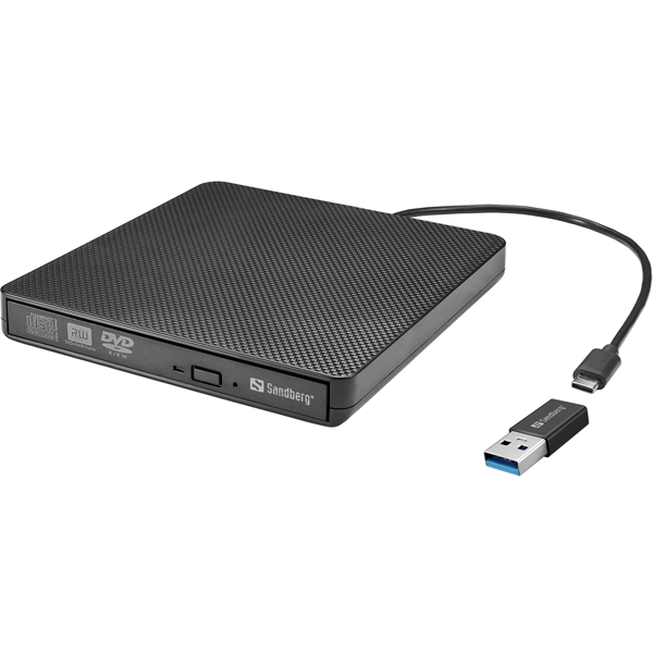 SANDBERG  USB-C/A DVD Drive Külső meghajtó