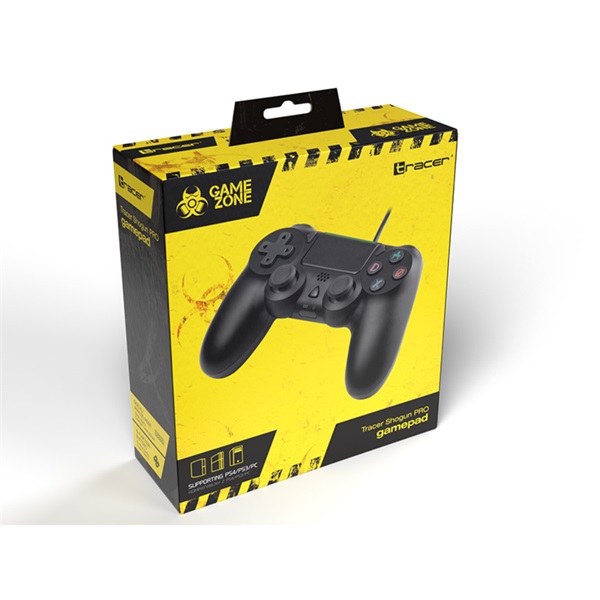 Tracer Shogun Pro PC/PS3/PS4 vezetékes fekete kontroller