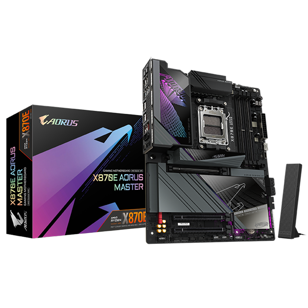 GIGABYTE AM5 X870E AORUS MASTER AMD X870 ATX Alaplap GIGABYTE AM5 X870E AORUS MASTER AMD X870 ATX Alaplap