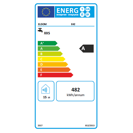 Eldom E42 Egykaros átfolyós vízmelegítő