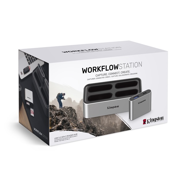 Kingston Workflow Station dokkoló és USB Hub (WFS-U)