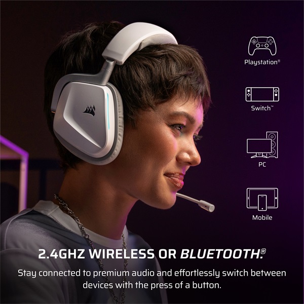 CORSAIR VOID v2  Dolby Atmos Vezeték Nélküli Headset Fehér