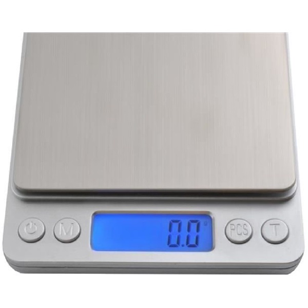 Digitális ékszer és konyhai mérleg 2kg-ig, mérési pontosság 0,1g