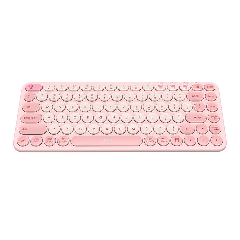 Baseus K01A Wireless Tri-Mode Keyboard Baby Pink