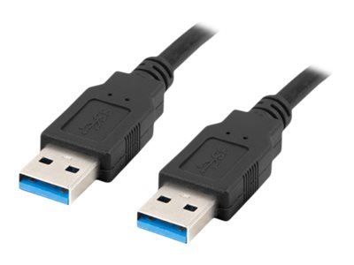 Lanberg USB-A M/M 3.0 kábel 1.8m fekete (CA-USBA-30CU-0018-BK) Lanberg USB-A M/M 3.0 kábel 1.8m fekete (CA-USBA-30CU-0018-BK)