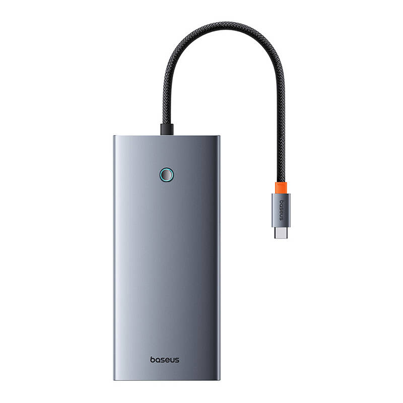 Hub 13in1 Baseus PortalJoy USB-C to HDMI+DP+VGA+C+USB+PD+RJ45+SD/TF+3.5mm (grey) Hub 13in1 Baseus PortalJoy USB-C to HDMI+DP+VGA+C+USB+PD+RJ45+SD/TF+3.5mm (grey)
