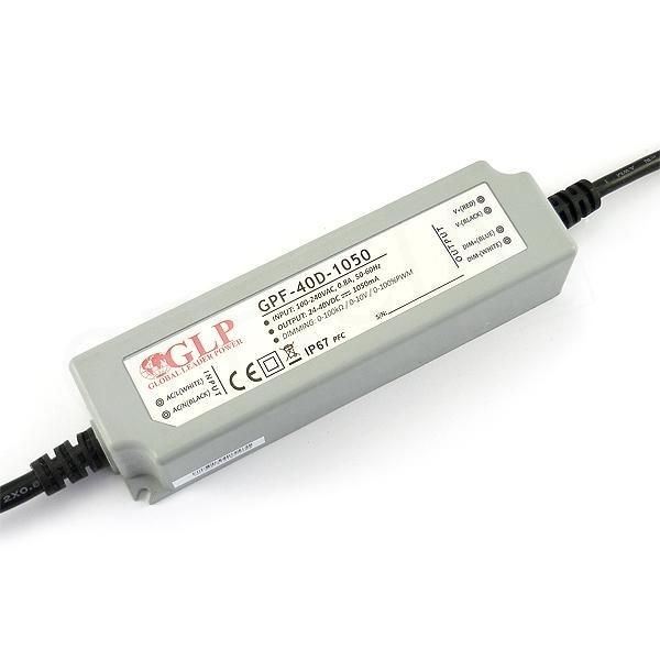 GLP GPF-40D-1050 24~40V 42W 1050mA IP67 LED tápegység GLP GPF-40D-1050 24~40V 42W 1050mA IP67 LED tápegység