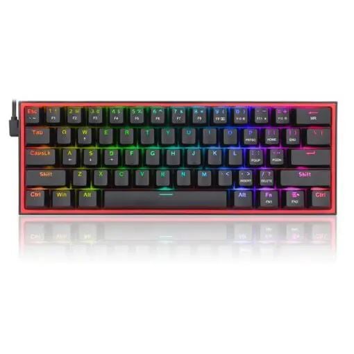 Redragon Fizz Pro Red Switch vezetékes/vezeték nélküli billentyűzet fekete (K616-RGB_RED_HU) Redragon Fizz Pro Red Switch vezetékes/vezeték nélküli billentyűzet fekete (K616-RGB_RED_HU)