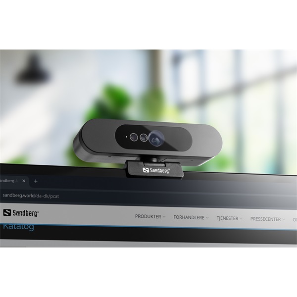 Sandberg  Face-ID Webcam 2  Webkamera Fekete 