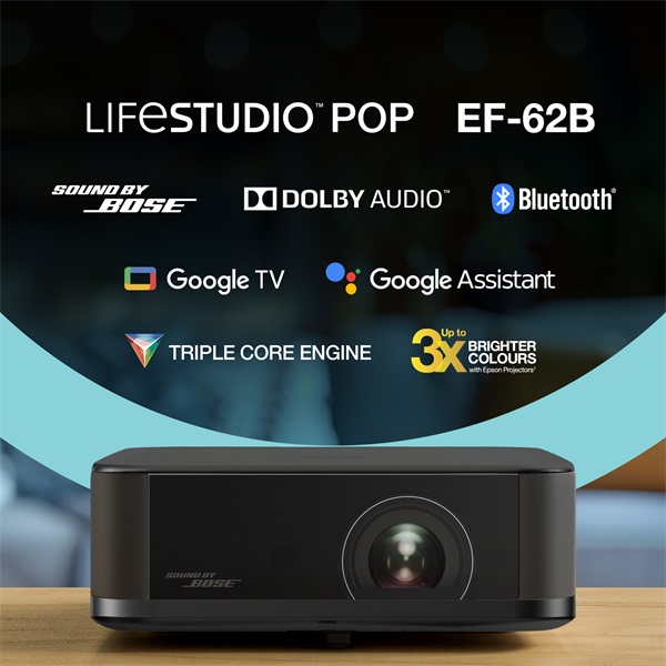 Epson EF-62B 3LCD  700 Lumen 4K PRO UHD lézer okos projektor