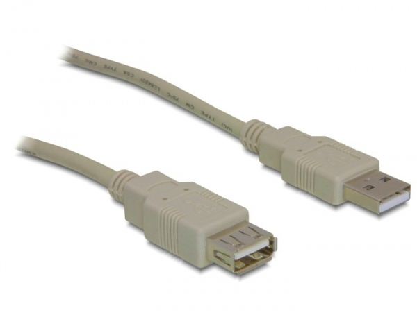 Delock DL82239 USB 2.0-A (apa/anya) 1.8 méteres hosszabbító kábel Delock DL82239 USB 2.0-A (apa/anya) 1.8 méteres hosszabbító kábel