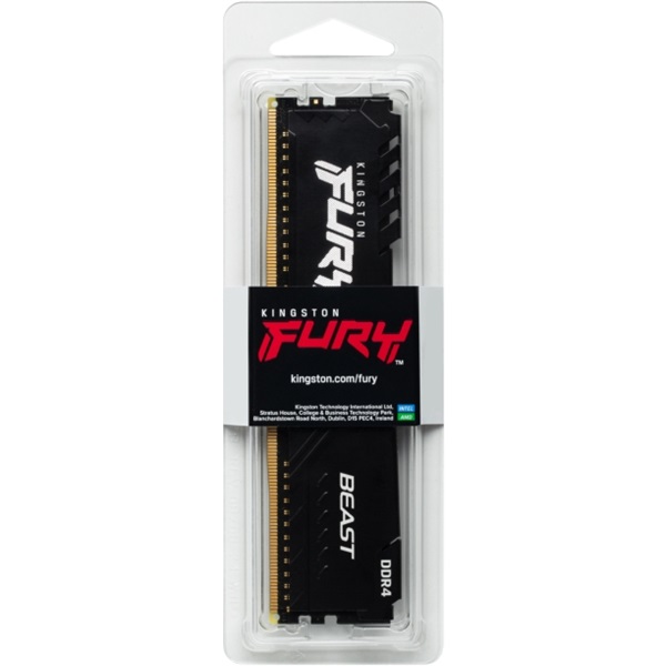 16GB 3200MHz DDR4 RAM Kingston Fury Beast CL16 (2x8GB) (KF432C16BBK2/16)