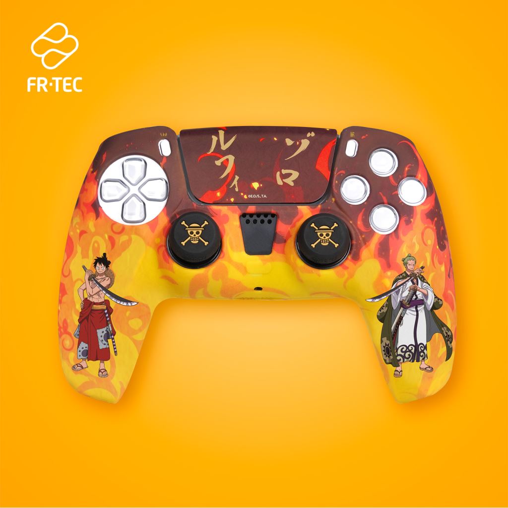 FR-TEC OPPS5CKFIR One Piece Fire PS5 kontroller borítás és analóg kupak  