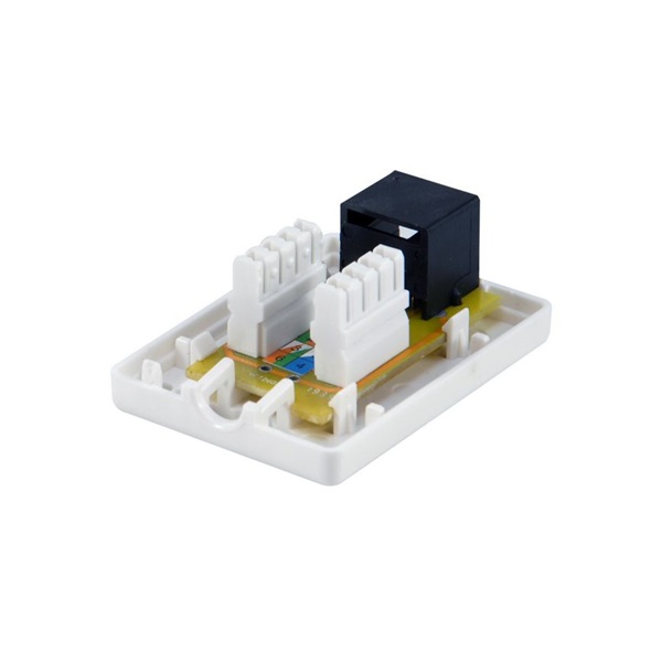 Equip 235213 1 port Cat6 UTP Fali aljzat Fehér 