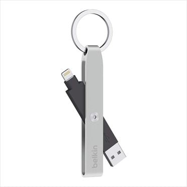 Belkin MIXIT Lightning-USB adat/töltőkábel-kulcstartó ezüst (F8J172btSLV) Belkin MIXIT Lightning-USB adat/töltőkábel-kulcstartó ezüst (F8J172btSLV)