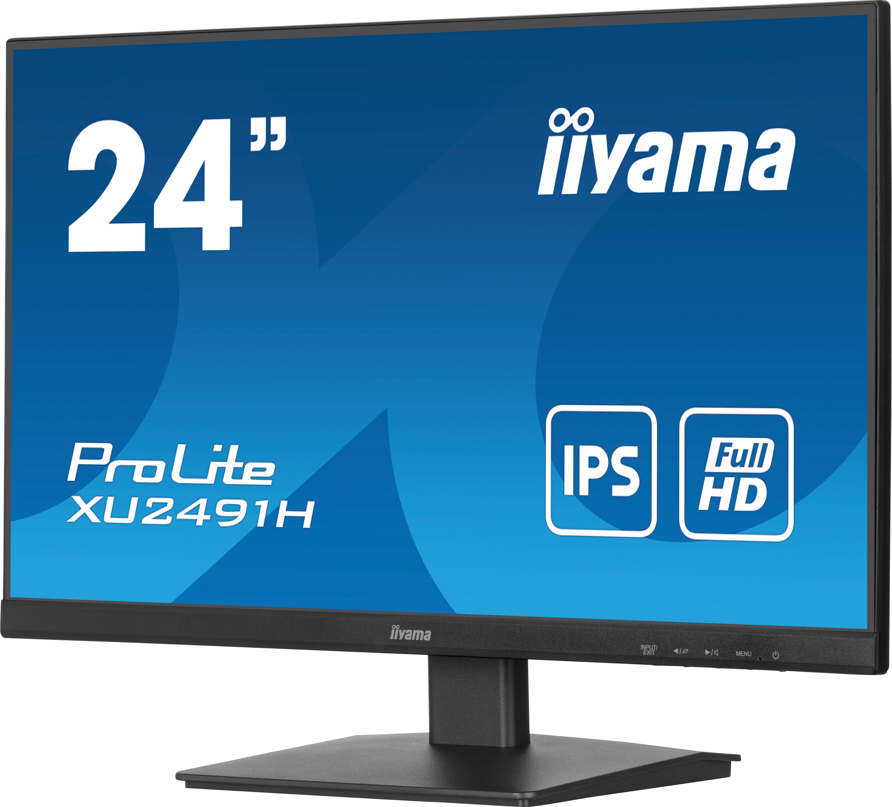 iiyama 23,8" ProLite XU2491H-B1 IPS LED Monitor - 1920x1080, Full HD, LED, IPS, 100Hz, 0,5ms Fekete