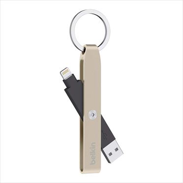 Belkin MIXIT Lightning-USB adat/töltőkábel-kulcstartó arany (F8J172btGLD) Belkin MIXIT Lightning-USB adat/töltőkábel-kulcstartó arany (F8J172btGLD)