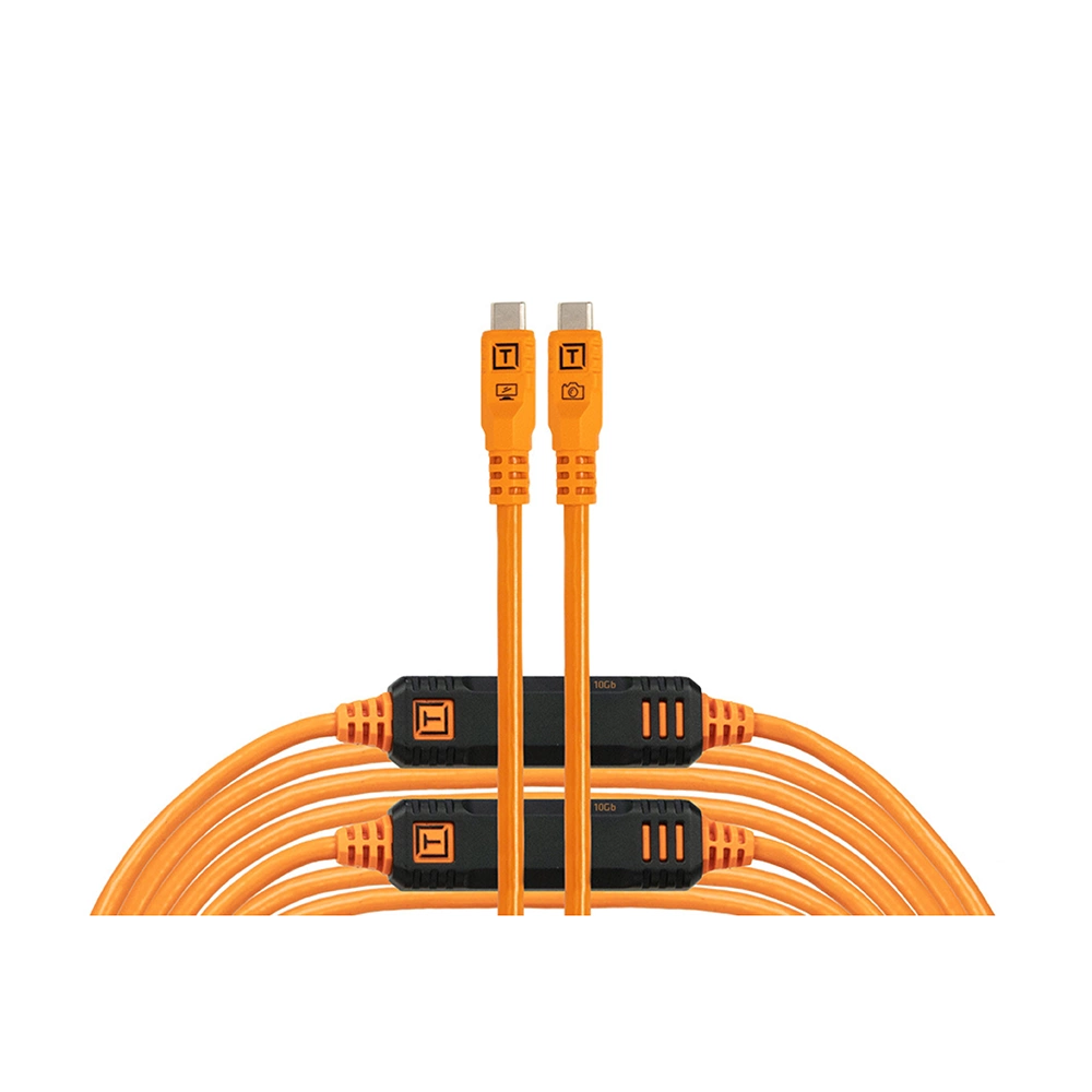 TetherPro Optima 10G USB-C 9.4m Straight to Straight Narancs TetherPro Optima 10G USB-C 9.4m Straight to Straight Narancs