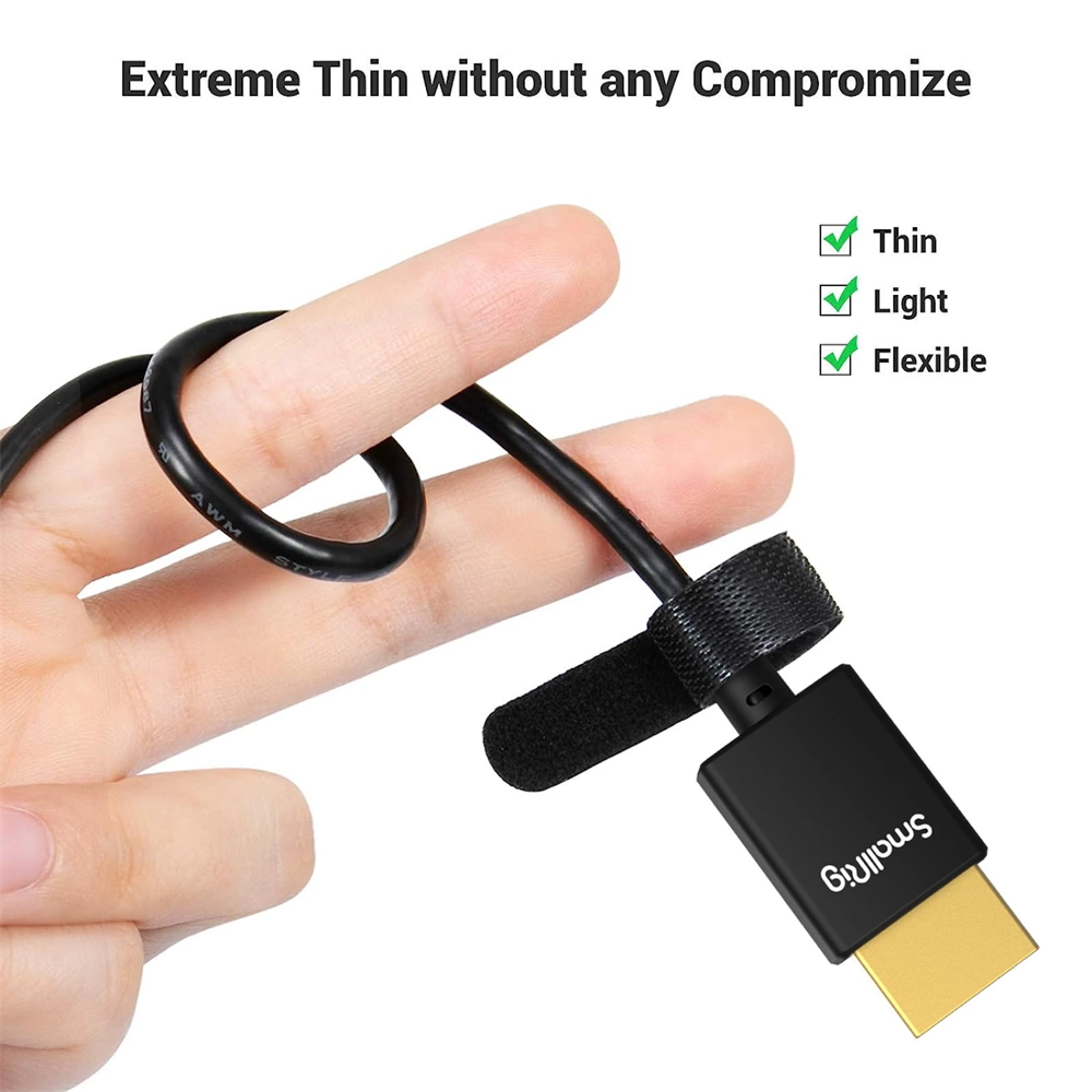SmallRig Ultra-Slim 4K HDMI Data kábel  A to A 55cm 