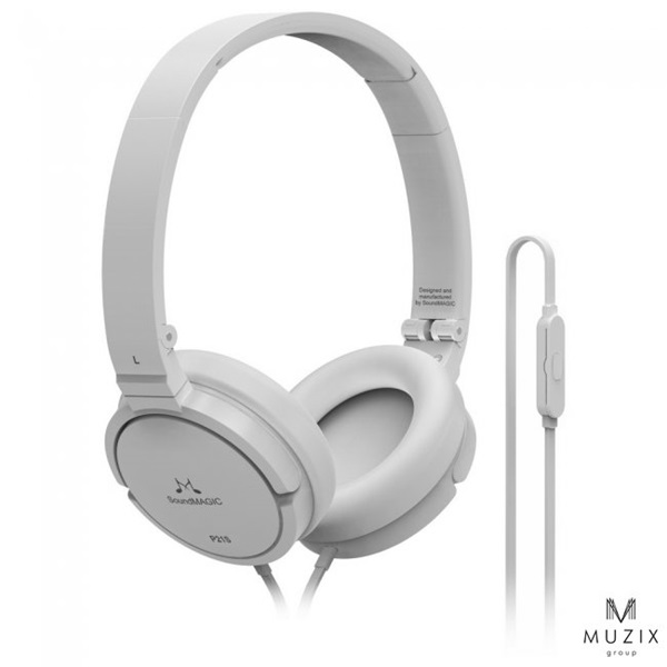 SoundMAGIC P22C Over-Ear mikrofonos fehér fejhallgató SoundMAGIC P22C Over-Ear mikrofonos fehér fejhallgató