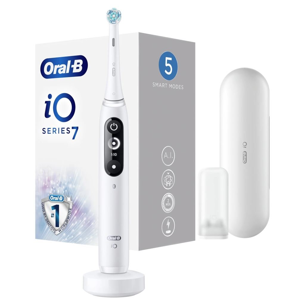 Braun Oral-B iO7 elektromos fogkefe fehér (4210201362982) Braun Oral-B iO7 elektromos fogkefe fehér (4210201362982)