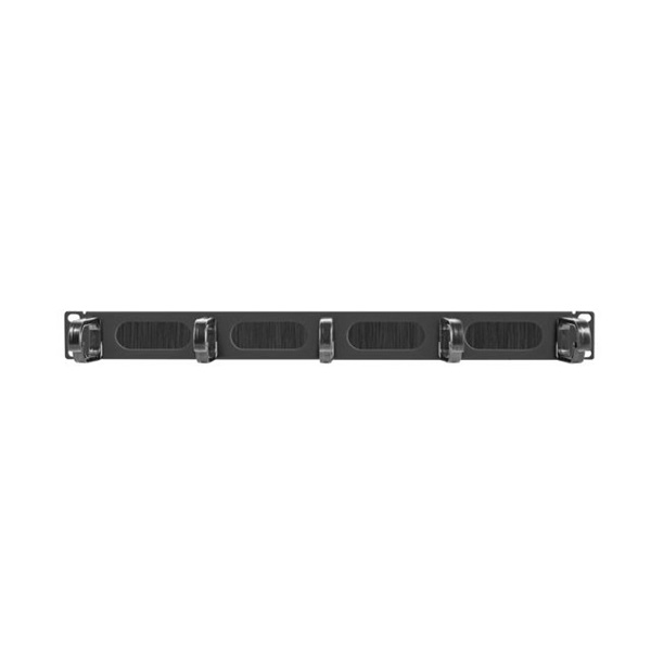 Lanberg 1U 19" fésűs kábelrendező fekete (AK-1203-B)