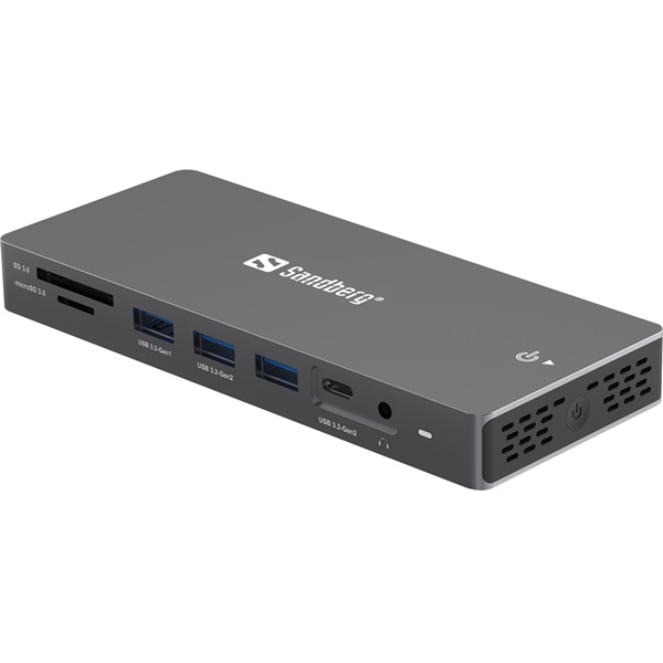 Sandberg 136-61 USB-C 13in1 Pro Notebook Dokkoló Sandberg 136-61 USB-C 13in1 Pro Notebook Dokkoló