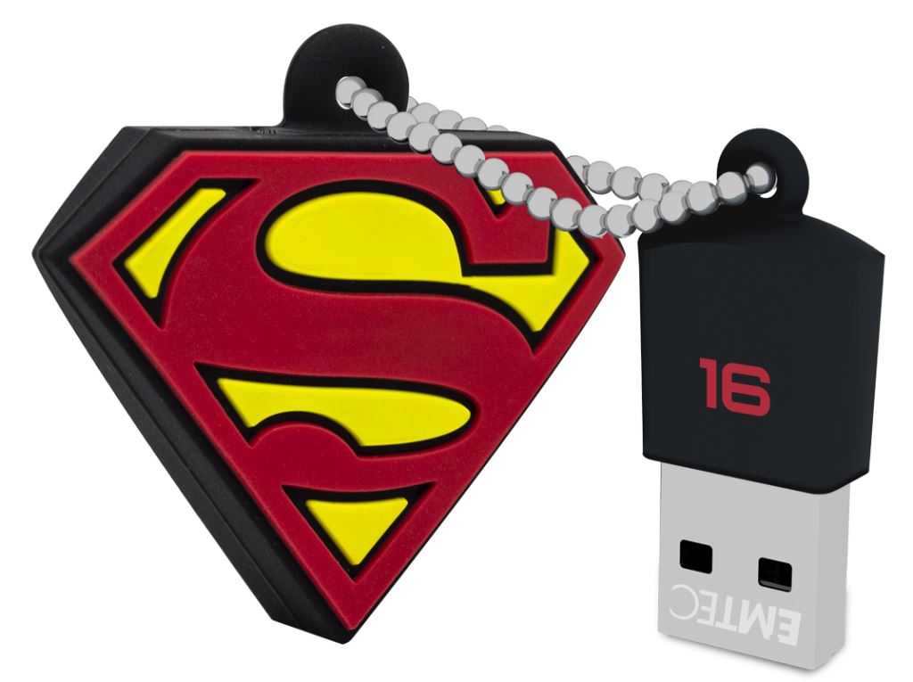 Pen Drive 16GB Emtec DC Comics Collector Superman USB 2.0 Pen Drive 16GB Emtec DC Comics Collector Superman USB 2.0