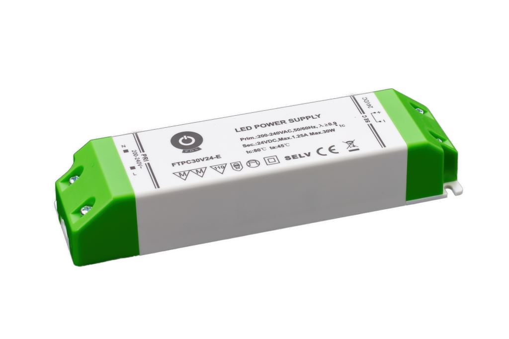 POS Power FTPC30V24-E 24V/1.25A 30W IP20 gazdaságos LED tápegység POS Power FTPC30V24-E 24V/1.25A 30W IP20 gazdaságos LED tápegység