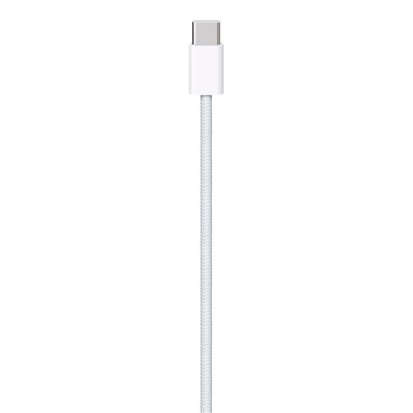 Apple 1m Type C apa-apa szőtt borítású fehér kábel Apple 1m Type C apa-apa szőtt borítású fehér kábel