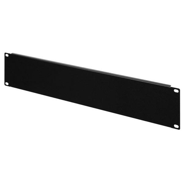 Stalflex rack szekrény takaró panel 2U 19" fekete (RP19-2U-B)